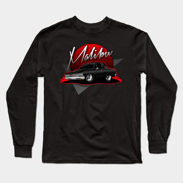 Chevy Malibu Long Sleeve T-Shirt by razrgrfx